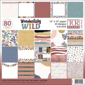 Teacher Created Resources Wonderfully Wild Project Paper,12" x 12", 80 Pages (TCR 6118)