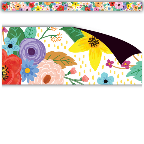 Teacher Created Resources Wildflowers Magnetic Border (TCR 77587)