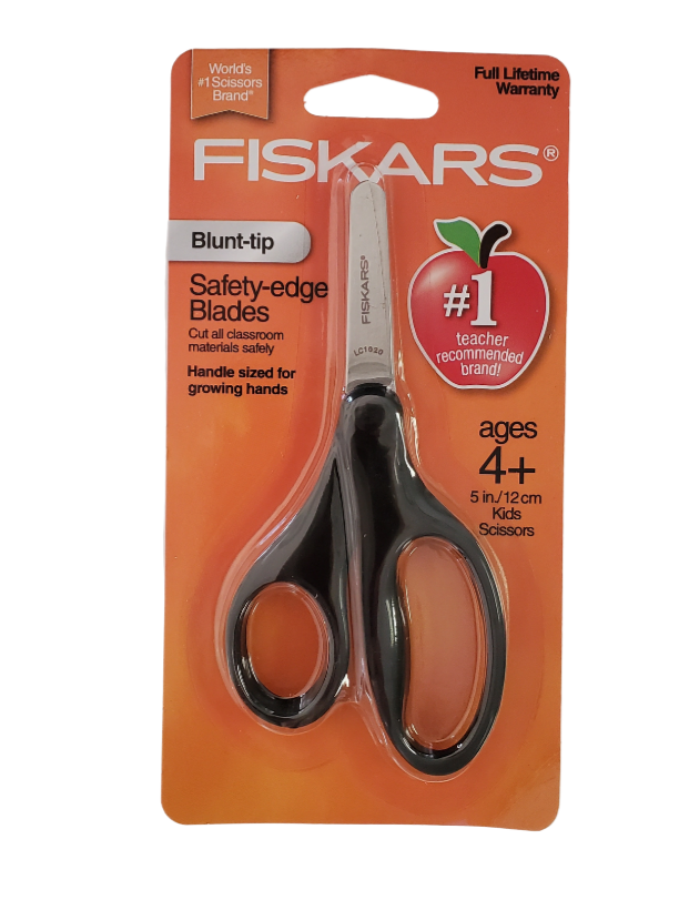 Fiskar's School Scissors 5", Blunt Tip (Assorted Colors) Ramrock