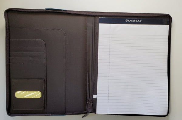 Cambridge Business Padfolio Notepad with Zipper (33486)