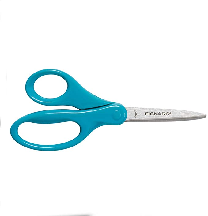 Fiskars • School Scissors left-handed Glitter Blue 18cm for +12