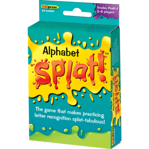 Edupress Alphabet Splat Game, 3½" x 2¼" 225 Cards (TCR62060)