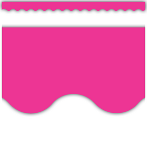 Teacher Created Hot Pink Scalloped Border Trim (TCR 5582) – Ramrock ...