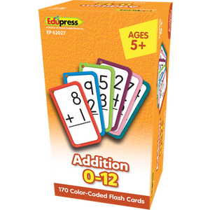 Edupress Addition Flash Cards - All Facts 0-12, 170 Cards (EP 62027)