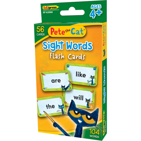 Teacher Created Resources Pete the Cat Sight Words Flash Cards (TCR 62068)