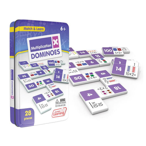 Junior Learning Multiplication Dominoes Math Game (JL 483)