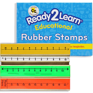 Center Enterprises Ready2Learn Educational Rubber Stamps (CE913)