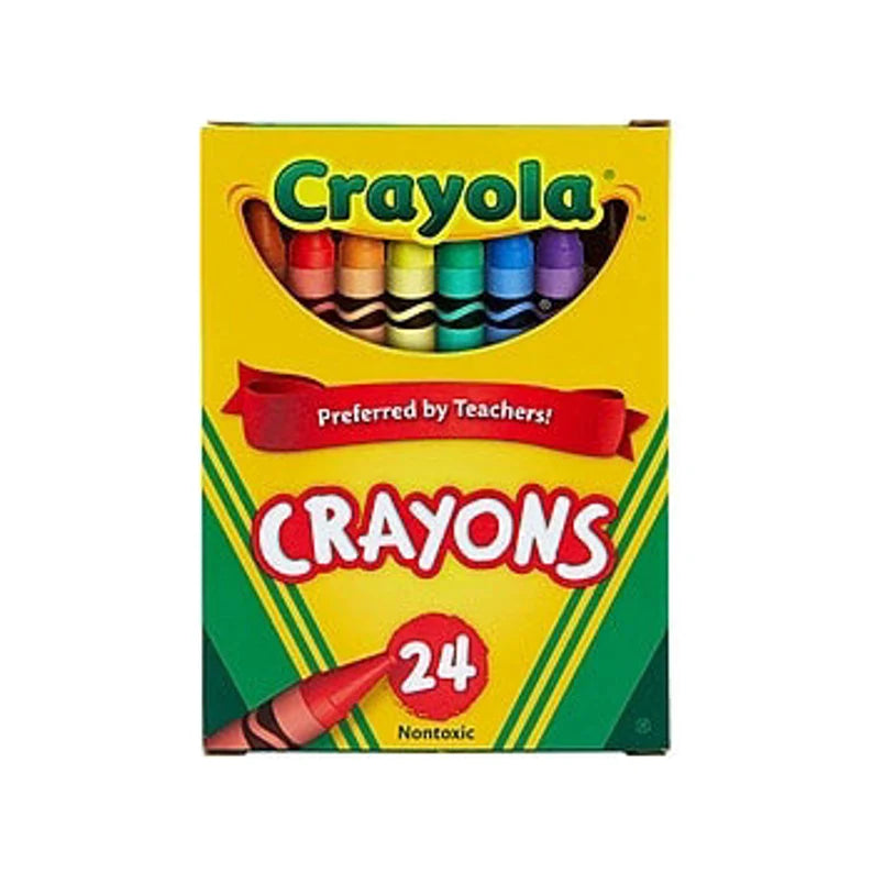 Crayola Classic Crayons, Non-Peggable, 24 Count (52-0024