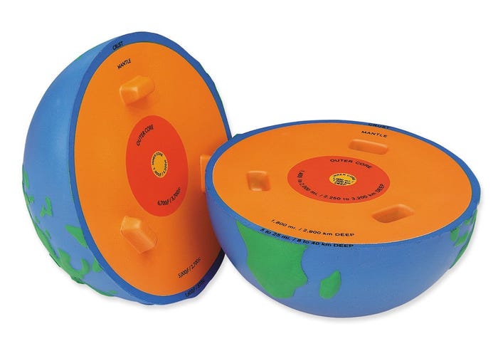 Learning Resources Cross-Section Earth Model, Foam (LER2437