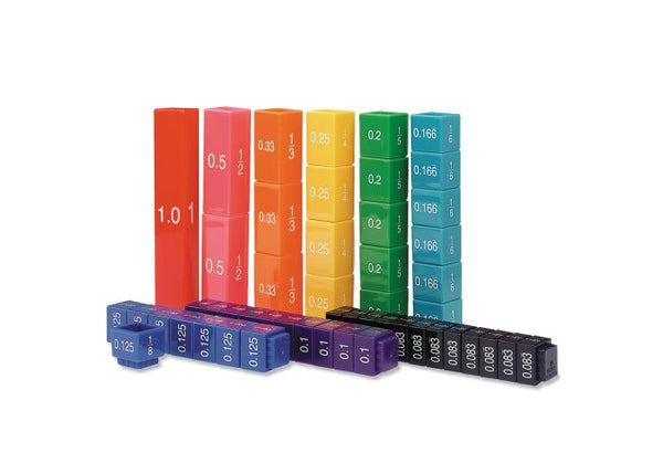 Learning Resources Fraction Tower Cubes - Equivalency Set (LER 2509)