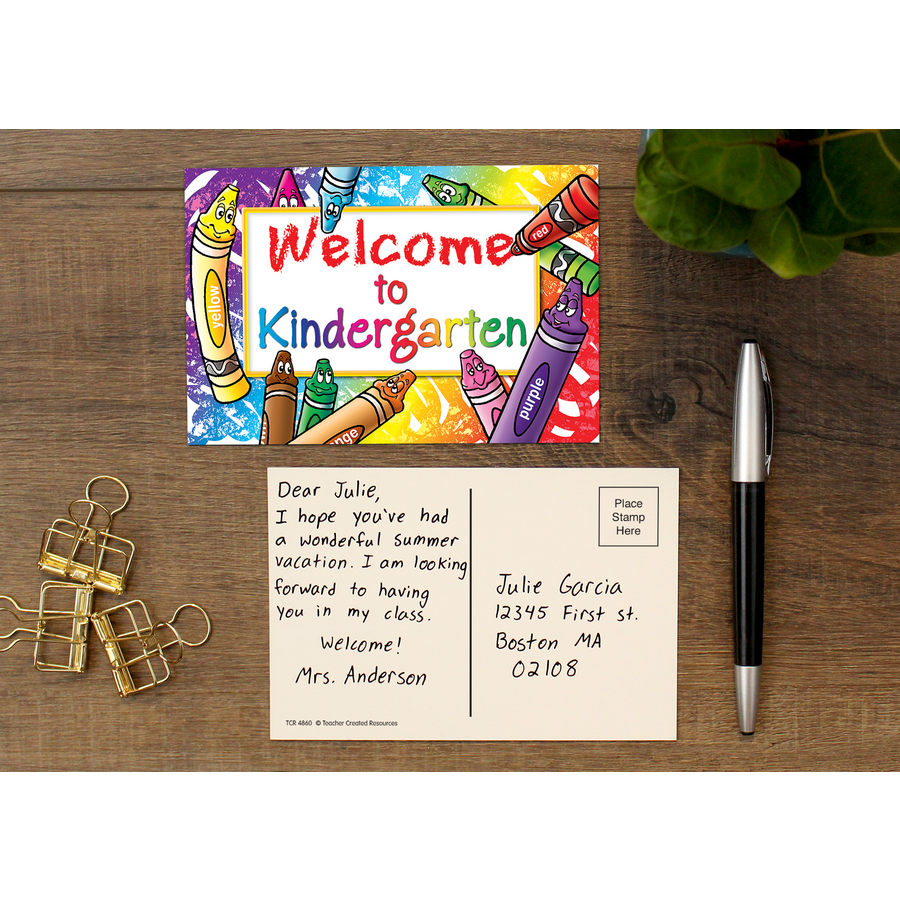 Teacher Created to Kindergarten Postcards (TCR4860) Ramrock