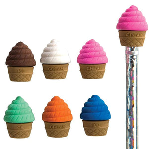 Raymond Geddes Ice Cream Shoppe Scented Eraser Pencil Toppers (RG 69287)