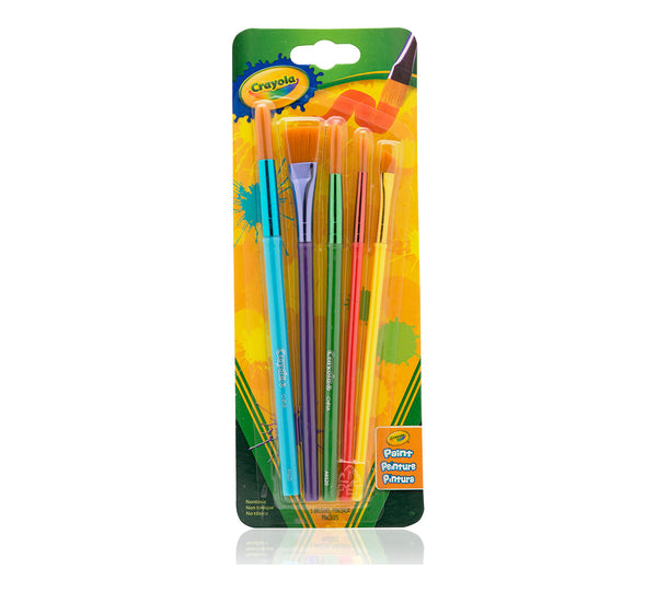 Crayola Arts & Crafts Brushes, 5 Count (BIN 05-3506)