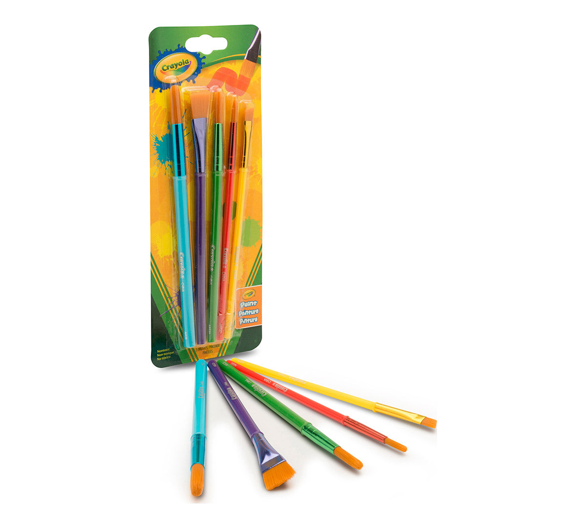 Crayola Arts & Crafts Brushes, 5 Count (BIN 05-3506)