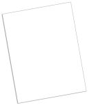 Pacon Card Stock, Classic White, 8-1/2" x 11", 100 Sheets (P101188)