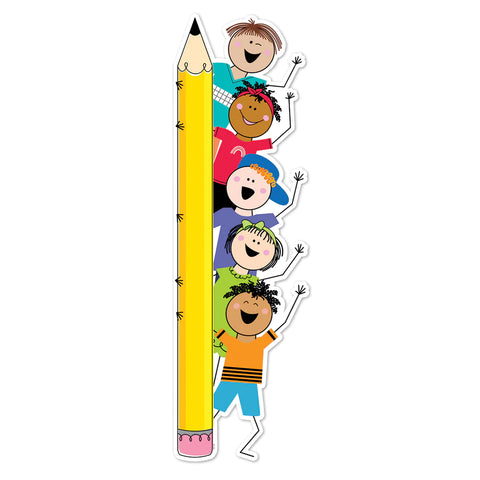 Creative Teaching Stick Kid Friends Giant Banner (CTP 10868)