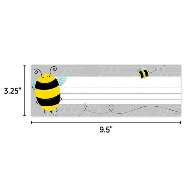Creative Teaching Busy Bees Name Plates, 9 1/4" x 3 1/4" (CTP 10900)