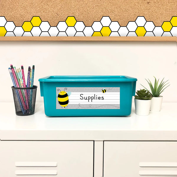 Creative Teaching Busy Bees Name Plates, 9 1/4" x 3 1/4" (CTP 10900)