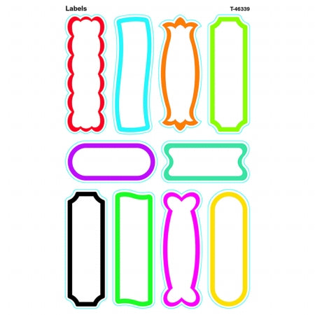 Trend Enterprises Super Shapes Stickers, Labels (T 46339)