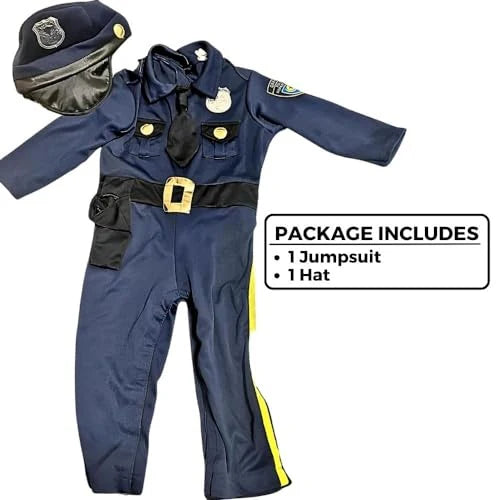 Amscan Cop Recruit Infant Costume, 6-12 Months (846780)