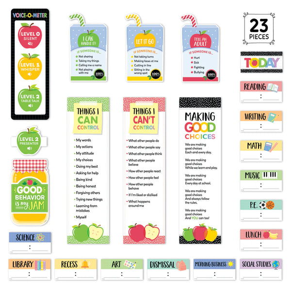 Creative Teaching Press Apple Time Class Management Mini Bulletin Board (CTP 10998)