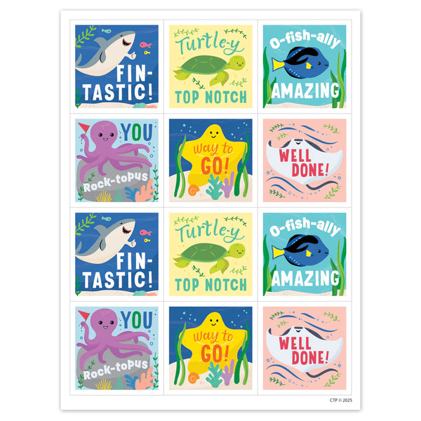 Creative Teaching Press Sea Friends Reward Stickers (CTP 11019)