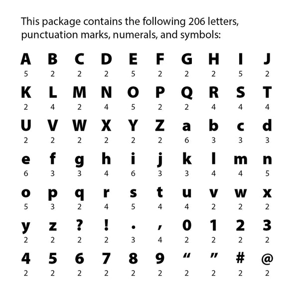 Creative Teaching Press Core Decor Stars on Black Designer Letters (CTP 11035)