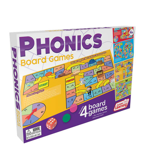Junior Learning Phonics Board Games (JL 422)