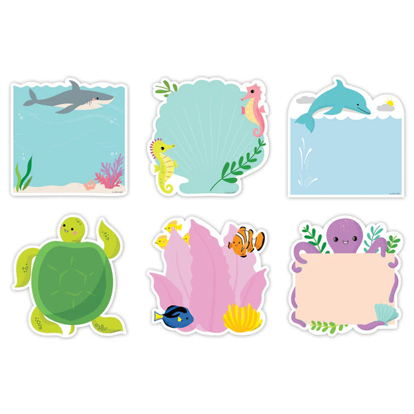 Creative Teaching Press Sea Friends 6" Designer Cut-Outs (CTP 11053)