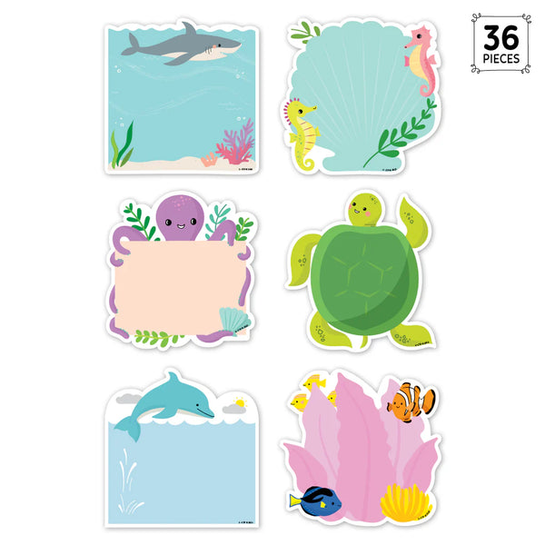 Creative Teaching Press Sea Friends 6" Designer Cut-Outs (CTP 11053)