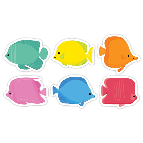 Creative Teaching Press Sea Friends School of Fish 3" Designer Cut-Outs (CTP 11058)