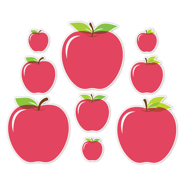 Creative Teaching Press Apple Time Apples 10" Designer Cut-Outs (CTP 11060)