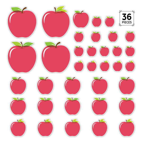 Creative Teaching Press Apple Time Apples 10" Designer Cut-Outs (CTP 11060)