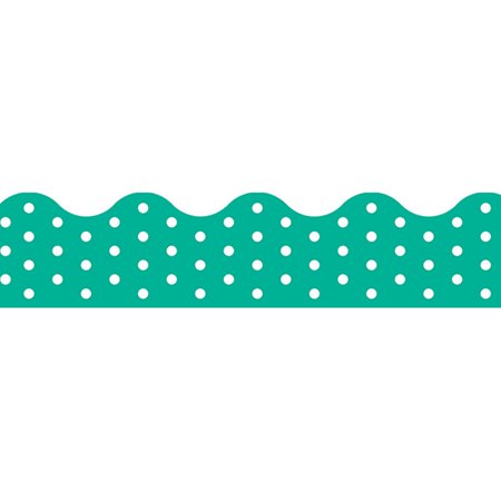 Trend Enterprises Terrific Trimmers, Teal Polka Dots (T 92665)