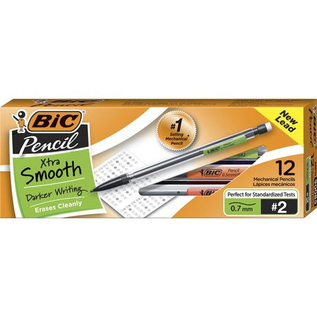 Bic #2 Mechanical Pencils, Xtra Precision, 12 Count (90085)