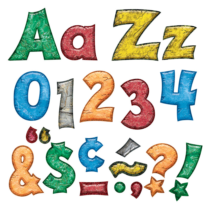Trend Enterprises Rock 'N Stones Friendly Combo Ready Letters (T 79846)