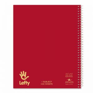 Left-Handed Notebooks 1SUB 10 1/2 x 8 1/2 (RS 13505)