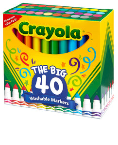 Crayola The Big 40 Washable Markers (BIN 58-7858)