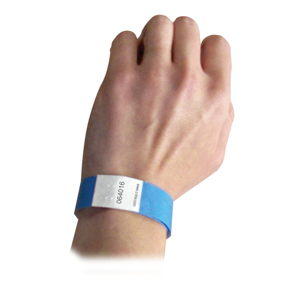 C-Line DuPont Tyvek Security Wristbands, Blue, 100 Pack (CLI 89105)