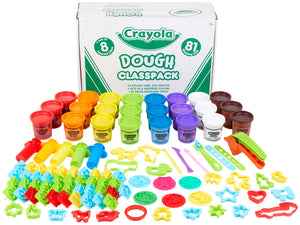 Crayola Dough and 81-Count Tools Classpack, 3 Oz Each, Set of 24 (BIN 57-0172)