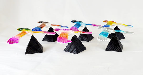 Supertek Scientific Balancing Bird with Pyramid, Assorted Colors (PH10560)