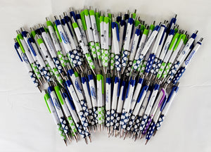 Bulk Lot of 100 Misprinted Retractable Ballpoint Pens  (Lot #2352)