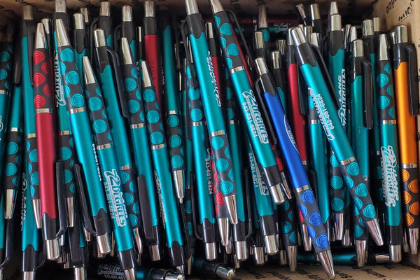 Bulk Lot of 225 Misprinted Retractable Ballpoint Pens  (Lot #2353)
