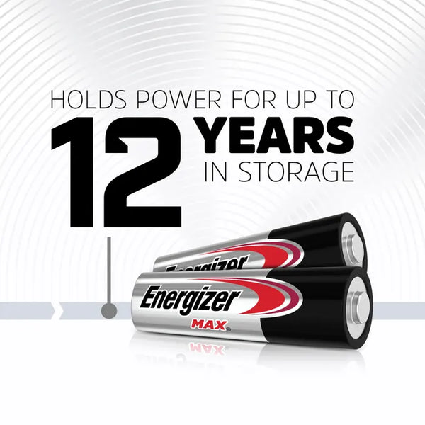 Energizer Max AAA Alkaline Batteries, Pack of 24 (E92BP-24)
