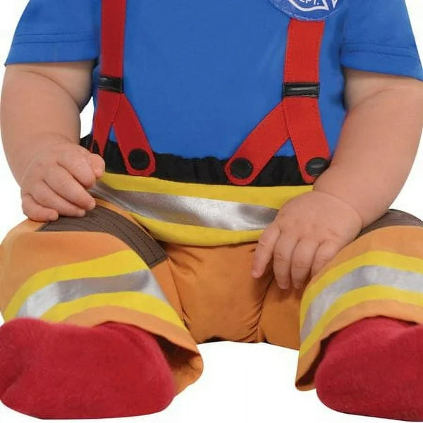 Amscan First Fireman Costume, Infant 6-12 Months (846819)