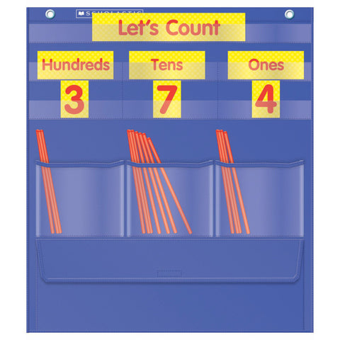 Scholastic Counting Caddie and Place Value Pocket Chart (SC 511482)