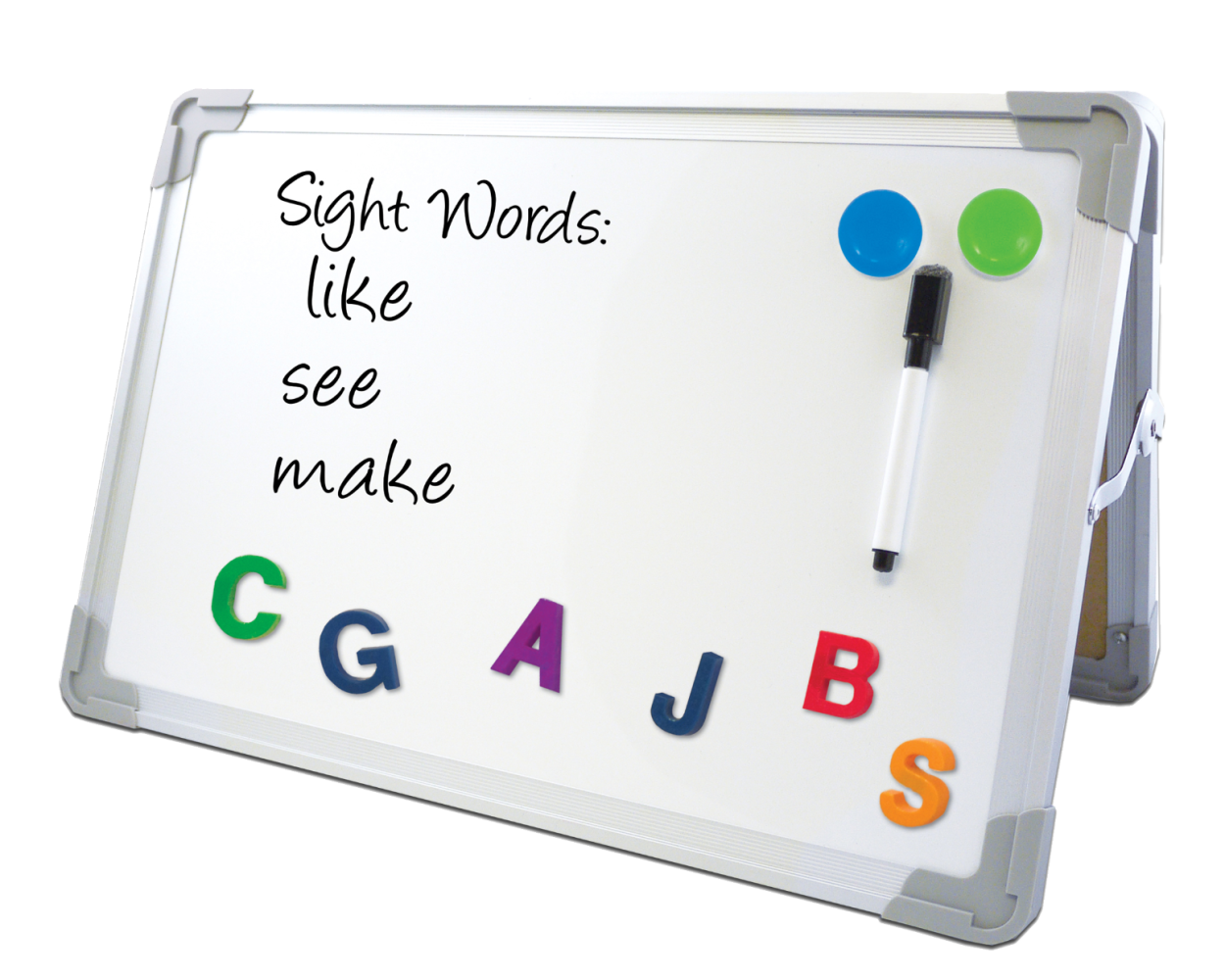 Flipside Products Desktop Easel Set With Pen And Two Magnets, 20" x 16"  (FLP 50002)