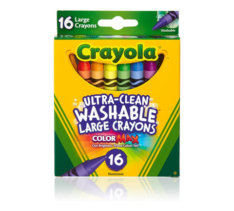Kid's First Large Washable Crayons 16 ct. (BIN 52-3281)