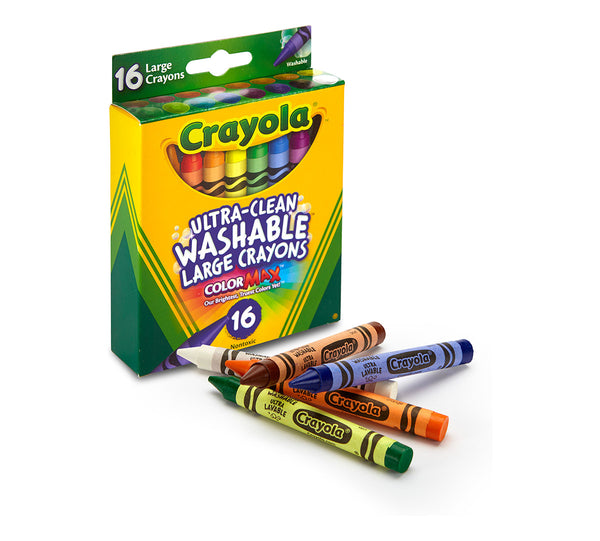 Crayola Kid's First Large Washable Crayons 16 ct. (BIN 52-3281)