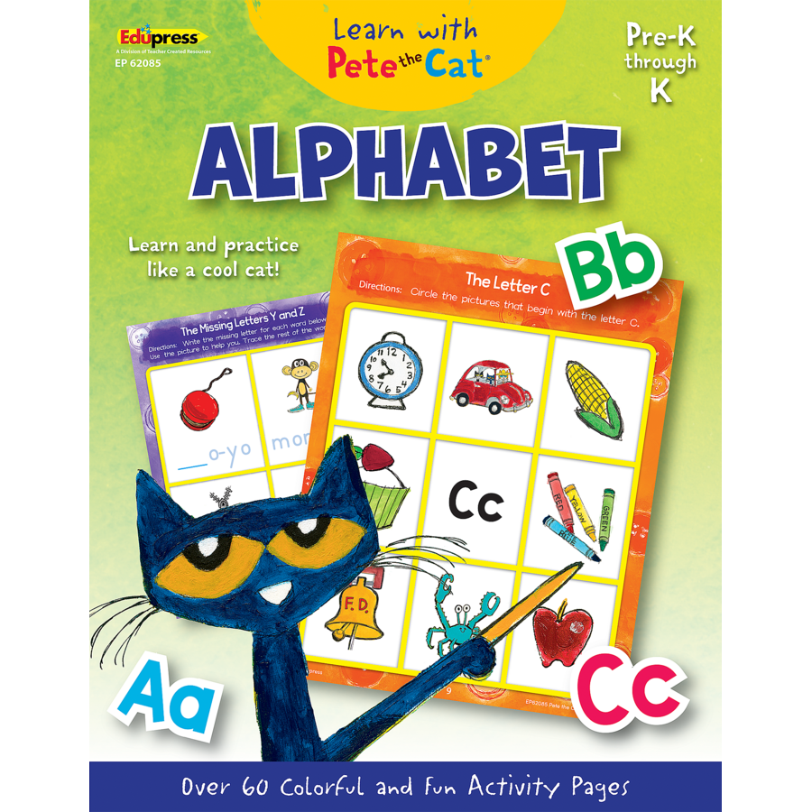 Teacher Created Learn with Pete the Cat: Alphabet (TCR 62085)